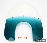 PARE BRISE DE REMPLACEMENT - SOFTAIL FLSTS SPRINGER / FXSTS SPRINGER - MEMPHIS SHADES - HAUTEUR : 15" / 38.10CM - COULEUR : TEAL DEGRADE