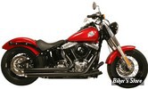 ECHAPPEMENT RUSH - FULL SYSTEM - CROSSOVER - SOFTAIL 86/17 - ANGLE TIP - NOIR