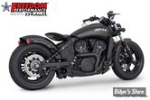 ECHAPPEMENT -  FREEDOM PERFORMANCE - INDIAN SCOUT 14UP - SHORTY 2 EN  1 - COMBAT - NOIR - IN00085