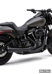 ECHAPPEMENT - COBRA - SOFTAIL 18UP FXFB/S Fat Bob - EL DIABLO 2 EN 1 - NOIR - 6474B