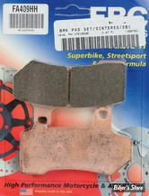 PLAQUETTES 42897-06 ET 41854-08 - EBC 2 - DOUBLE H SINTERED - FA409HH