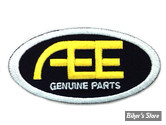 ECUSSON/PATCH - V-TWIN - AEE GENUINE PARTS - TAILLE : 3" X 1" 1/2 ( 7.60 CM X 3.80 CM ) - LA PAIRE