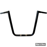 - GUIDON 32mm SUR RISERS 32MM / GUIDON APEHANGER - 1 1/4" - GUIDON L.A CHOPPERS - TWIN PEAKS HEFTY - HAUTEUR : 16" - NOIR