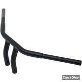 - GUIDON DRAG SPECIALTIES - BUFFALO 1 1/4" - T-BAR CURVED - 82UP / TBW - HAUTEUR : 6" - NOIR MAT