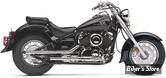 SILENCIEUX COBRA - SLASH CUT 2" - YAMAHA 650 XVS DRAG STAR / VSTAR 04/11 - CHROME