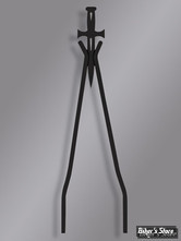 MONTANT DE SISSY BAR - LARGEUR : 11" / 27,95 CM - CYCLE VISIONS - DAGGERTUDE - LARGEUR 11" - HAUTEUR : 30" - NOIR