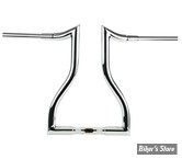 GUIDON LA CHOPPERS - TOURING FLHRX / FLTR - HAMMERHEAD - 1" 1/2 - HAUTEUR : 40.5 CM / 16" - CHROME - LA-7316-16