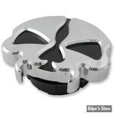 FAUX BOUCHON - DRAG SPECIALTIES - SPLIT SKULL GAS CAPS  - DUMMY - CHROME