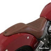SELLE ROLAND SANDS DESIGN - DUO - INDIAN SCOUT / SIXTY 15UP - RSD INDIAN SCOUT 2-UP SEAT ENZO - MARRON - 76387