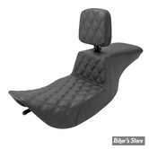 -  SELLE SADDLEMEN - STEP-UP™ LS DRIVER LS SEAT- FLHR 97/07 / FLHX 06/07 - NOIR - AVEC DOSSIER - 897-06-192BR