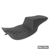 -  SELLE SADDLEMEN - STEP-UP™ LS FRONT & REAR LS SEAT - FLHR 97/07 / FLHX 06/07 - NOIR - SANS DOSSIER - 897-06-195