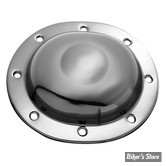 ECLATE I - PIECE N° 25 - COUVERCLE D EMBRAYAGE - BIG TWIN 36/64 - OEM 60557-36 - Steel Dimple Derby Cover - CHROME