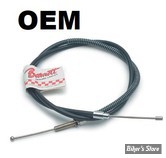 CABLE D'EMBRAYAGE POUR SPORTSTER 71/85 - LONGUEUR : 130.80 CM - OEM 38619-71 / B / 38619-84 - + 8" - BARNETT - NOIR - 101-30-10015-08