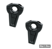 RISERS - SLYFOX PERFORMANCE - Handlebar Riser Kit - DROIT - HAUTEUR 89 MM / 3.5" - NOIR - TM-SLY18