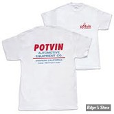 TEE-SHIRT - MOON - POTVIN CAM CLASSIC - COULEUR : BLANC 