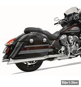 ECHAPPEMENTS - INDIAN CHIEF / CHIEFTAIN / ROADMASTER - BASSANI - True Duals Exhaust System - CHROME - 8C16S