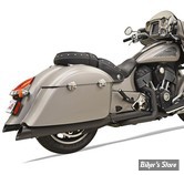 ECHAPPEMENTS - INDIAN CHIEF / CHIEFTAIN / ROADMASTER - BASSANI - True Duals Exhaust System - NOIR - 8C16BSB