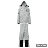 ENSEMBLE DE PLUIE - ROKKER - RAIN SET CLASSIC - CAMOUFLAGE GRIS REFLECHISSANT - TAILLE : XL