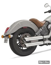 SILENCIEUX - INDIAN SCOUT 15/16 - BASSANI - SLASH CUT INDIAN SCOUT - CHROME - 8S17SC