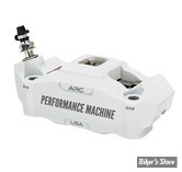 ETRIER RADIAL - ENTRE AXES : 108MM - ETRIER PERFORMANCE MACHINE -  4-PISTONS - 108MM Race Series radial - COTÉ : GAUCHE - FINITION : BLANC - 0052-2427-WC