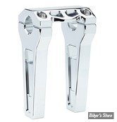 32MM - LA CHOPPERS - PERFORMANCE RISERS - 1" 1/4 - DROIT - HAUTEUR  : 15CM / 6" - CHROME - LA-7480-06C