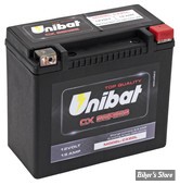 BATTERIE - 65989-90B  / 66000211 - Unibat AGM CX20L (OEM 65989-90B), 385CCA, 18AH