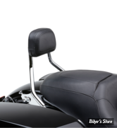 KIT SISSY BAR DETACHABLE - TOURING 09UP - COBRA - SHORT DETACHABLE BACKREST - CHROME - 602-2200