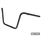 GUIDON APEHANGER 1" - HAUTEUR : 30.40CM / 12" - MAGNUM - BAGGER STYLE HANDLEBAR - SOFTAIL 25UP - NOIR BRILLANT - 4HB-2512