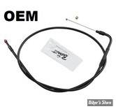 CABLE DE RETOUR POUR BIGTWIN & SPORTSTER 96UP - LONGUEUR :106.68 CM - OEM 56351-96 / 56328-96 / 56375-96 - BARNETT - 32" +10 - STEALTH - 131-30-40009