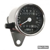 MINI COMPTEUR - MPH - AVEC TOTALISATEUR JOURNALIER - RATIO : 2:1 - CHROME