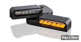 1 - CLIGNOS HEINZ BIKES - LED TURN SIGNALS FRONT - SOFTAIL 18UP - 1 FONCTION CLIGNOTANT - NOIR