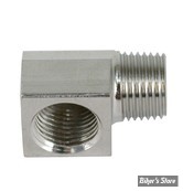 ECLATE K - PIECE N° 05 - Raccord de mano de pression d huile / DURITE POMPE A HUILE - OEM 26338-68A - 1/8-27 NPT - 90°  - inox