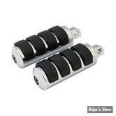  Reposes pieds Confort - Large - CHROME