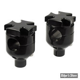 RISERS MCS / MALTESE STYLE - HAUTEUR :  50MM - RISERS MCS - CROIX DE MALTE - HAUTEUR 2" / 5CM - NOIR