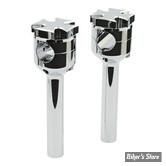 RISERS MCS / MALTESE STYLE - HAUTEUR : 150MM - RISERS MCS - CROIX DE MALTE - HAUTEUR 6" / 15CM - CHROME
