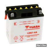 BATTERIE - 66006-70 - 12N74A - Yuasa - 12V LEAD-ACID BATTERY. 7AH - 12N7-4A (DC)