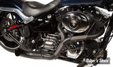 ECHAPPEMENT MISFIT INDUSTRY - SOFTAIL TWIN CAM 00/17 - 2EN1 - NASTY BASTARD - NOIR / NOIR