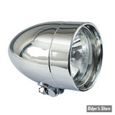 4 / PHARE BULLET T-Bone - Avec Optique Diamond - CHROME