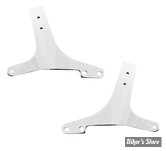 - PLAQUES DE SISSY BAR FIXES - MCS - PLAQUES LATÉRALES DE SISSY BAR - OEM 52781-82B - FXR 82/94 - CHROME