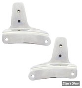 -  PLAQUES DE SISSY BAR FIXES - TOURING 09/13 - MCS - CHROME