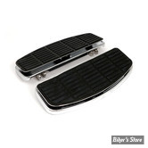 - ECLATE Y - PIECE N° 01 - KIT PLATEFORMES CONDUCTEUR - SOFTAIL 86UP / FLT 84UP / FLD 12UP - MCS - OEM 50621-79A /50621-79 - RECTANGULAIRE - CHROME