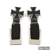 CLIPS DE PANTALON - RYDER CLIPS - STIRRUP - MALTESE CROSS