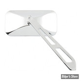 RETRO RECTANGLE - MIRROR AIR GLIDE - TIGE COURTE - CHROME