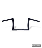 - GUIDON APEHANGER - GUIDON MCS - BAD APE HANGER 1 1/4 - HAUTEUR : 10"- AVEC PERCAGES - NOIR - 55-551B