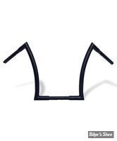 - GUIDON APEHANGER - GUIDON MCS - BAD APE HANGER 1 1/4 - HAUTEUR : 16"- AVEC PERCAGES - NOIR