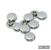 Bouchon de vis allen 1/4" / CLEF ALLEN DE 3/16" - MUSHROOM - CHROME - LES 10 PIECES