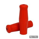 POIGNEES CAOUTCHOUC - ∅ 1" / 25,40MM - MCS - VINTAGE - CAOUTCHOUC - ROUGE