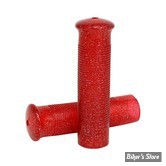 POIGNEES CAOUTCHOUC - ∅ 1" / 25,40MM - MCS - ANDERSON GLITTER - CAOUTCHOUC - ROUGE PAILLETÉ