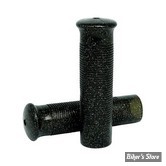 POIGNEES CAOUTCHOUC - ∅ 1" / 25,40MM - MCS - ANDERSON GLITTER - CAOUTCHOUC - NOIR pailleté