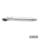 SILENCIEUX - TOURING 95/16 - TURN OUT - LONGUEUR : 31" - PAUGHCO - CHROME - COTE DROIT - 622-2R